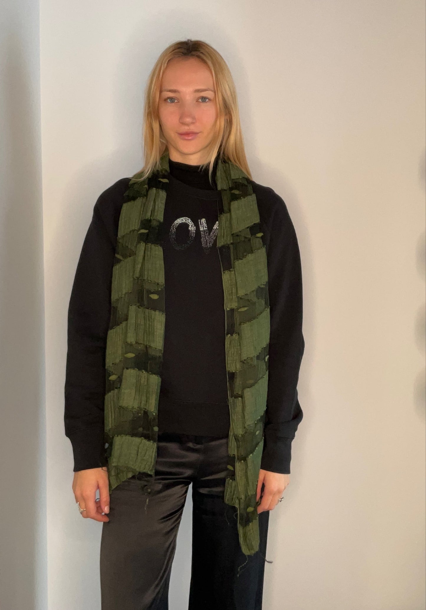 SILK WORM SCARF