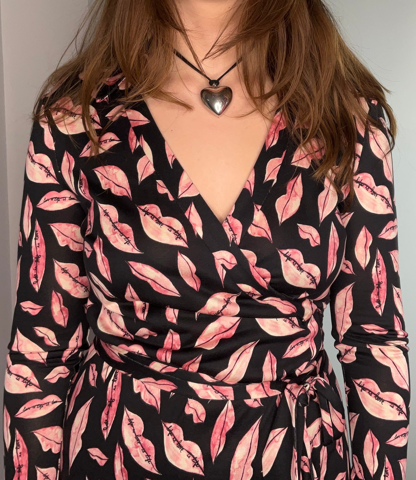 JEANNE TWO LIPS WRAP DRESS