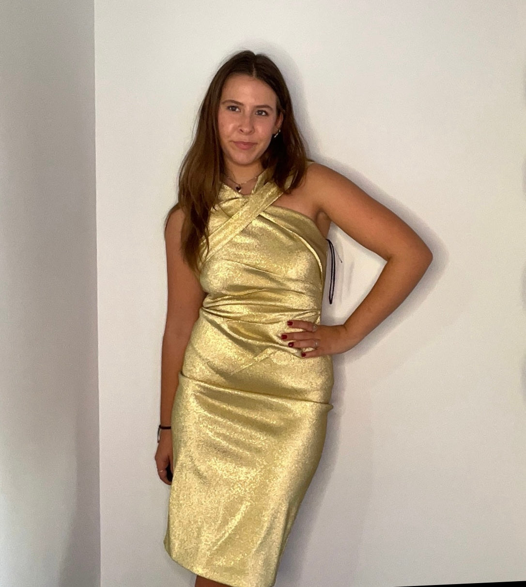 GODDESS GOLDEN DRESS