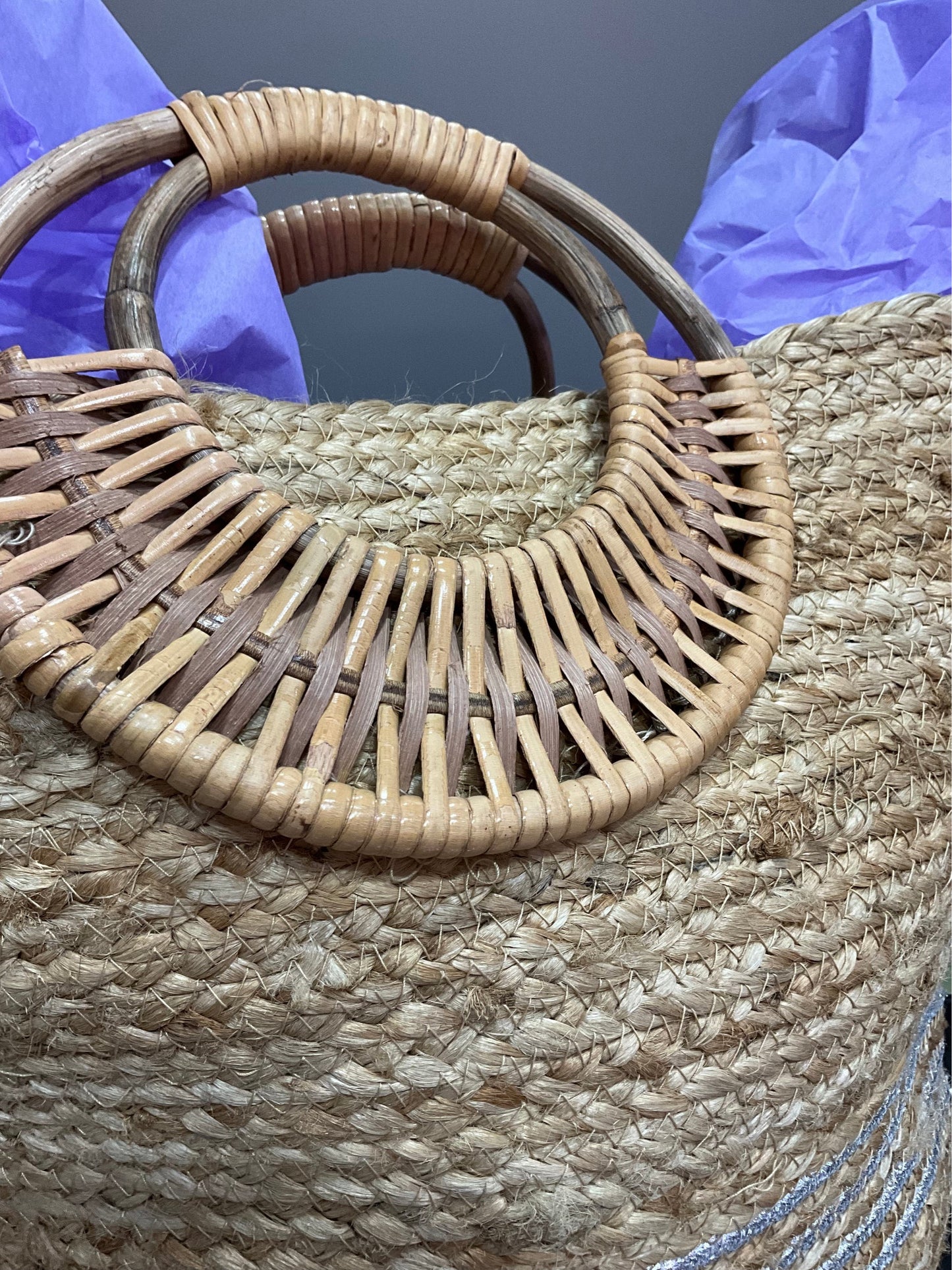 BAMBOO HANDLE TOTE