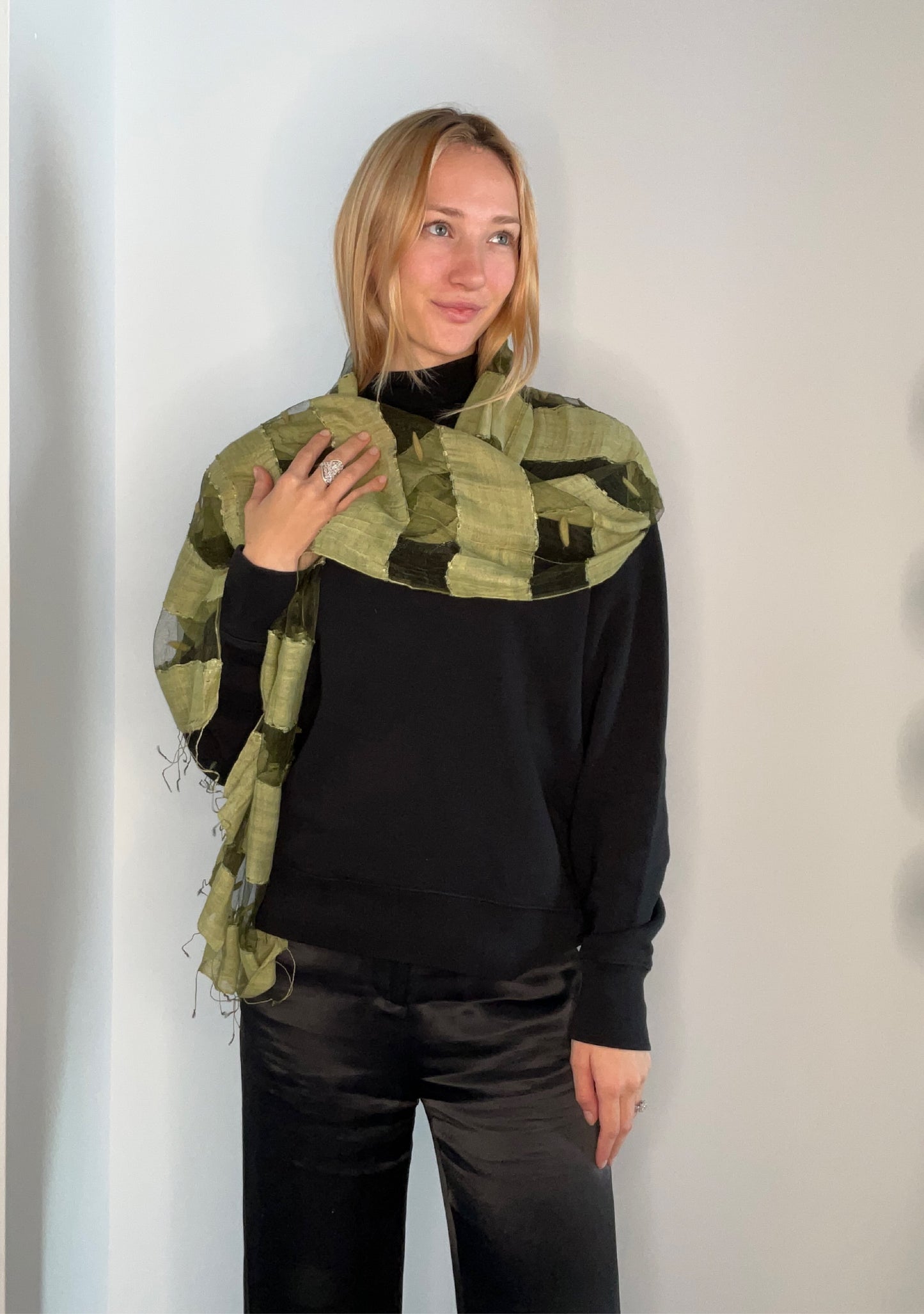 SILK WORM SCARF