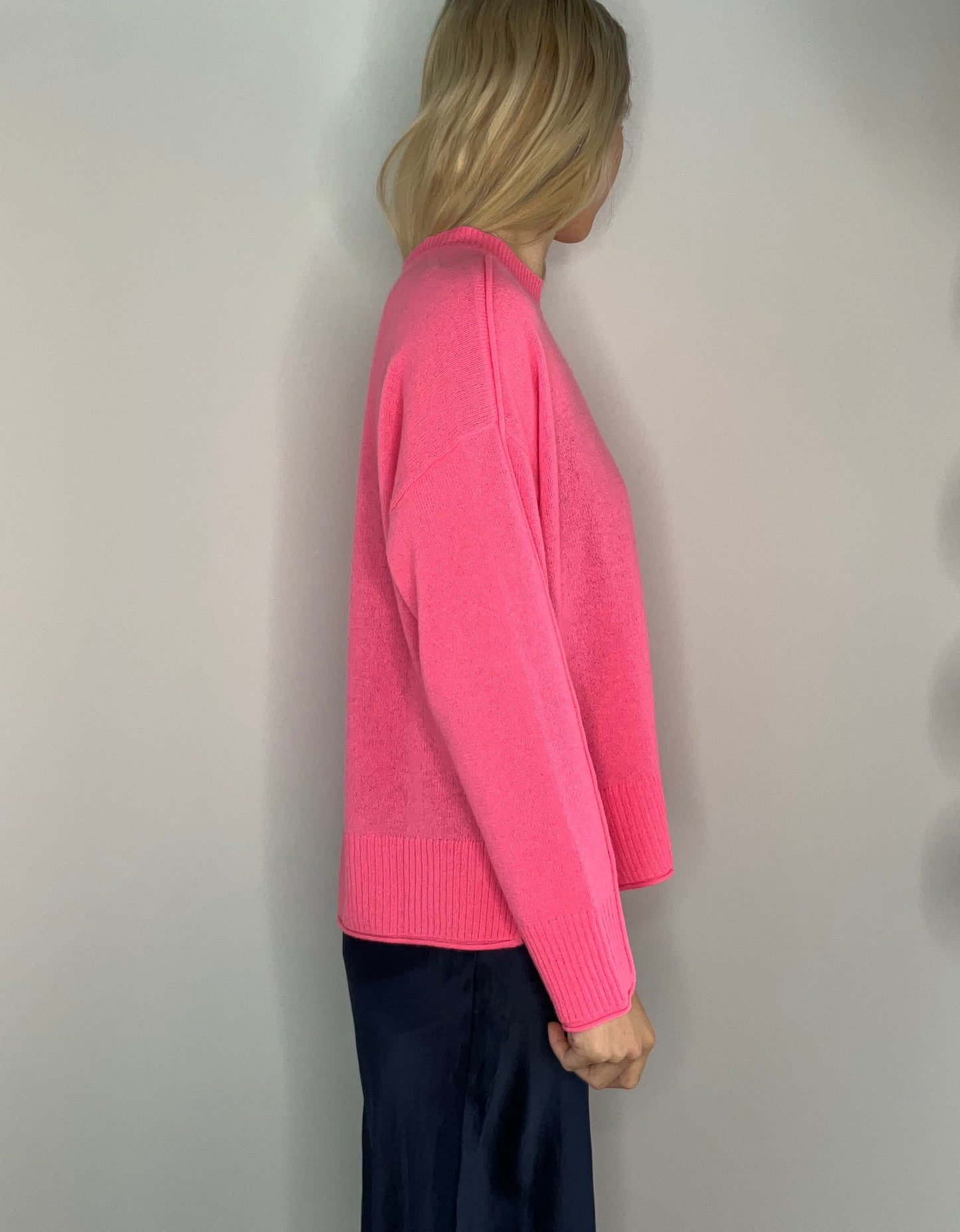 100% CASHMERE SEASHORE SWEATER