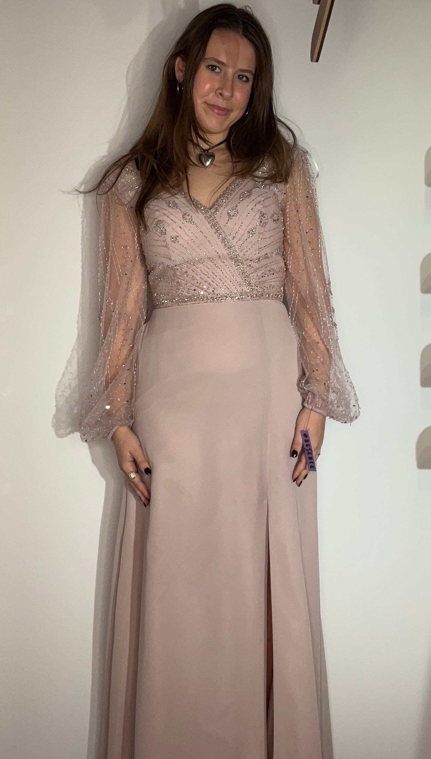 MORGANITE BEADED GOWN