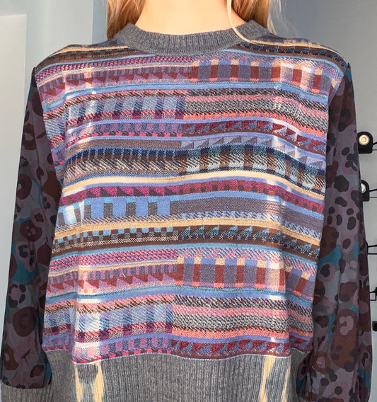 MIXED MEDIA SWEATER