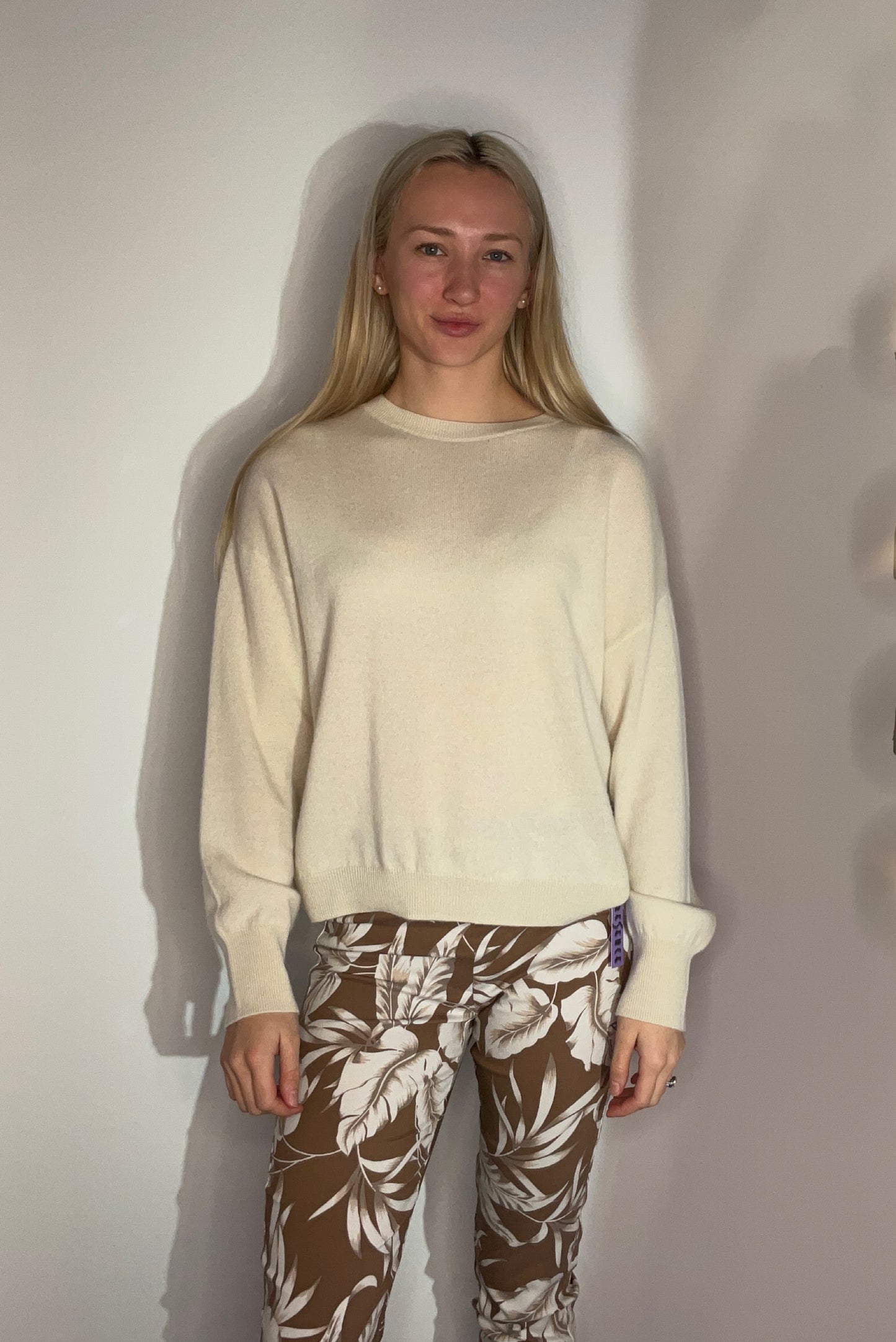 IVORY CASHMERE SWEATER