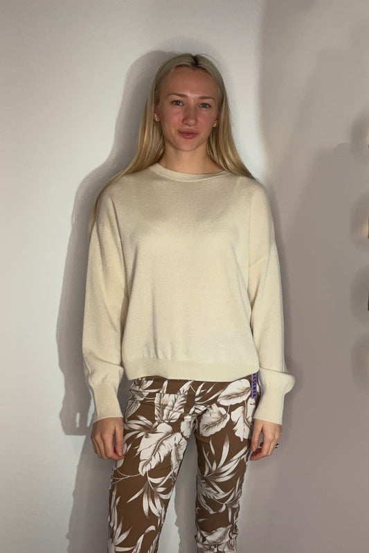 IVORY CASHMERE SWEATER