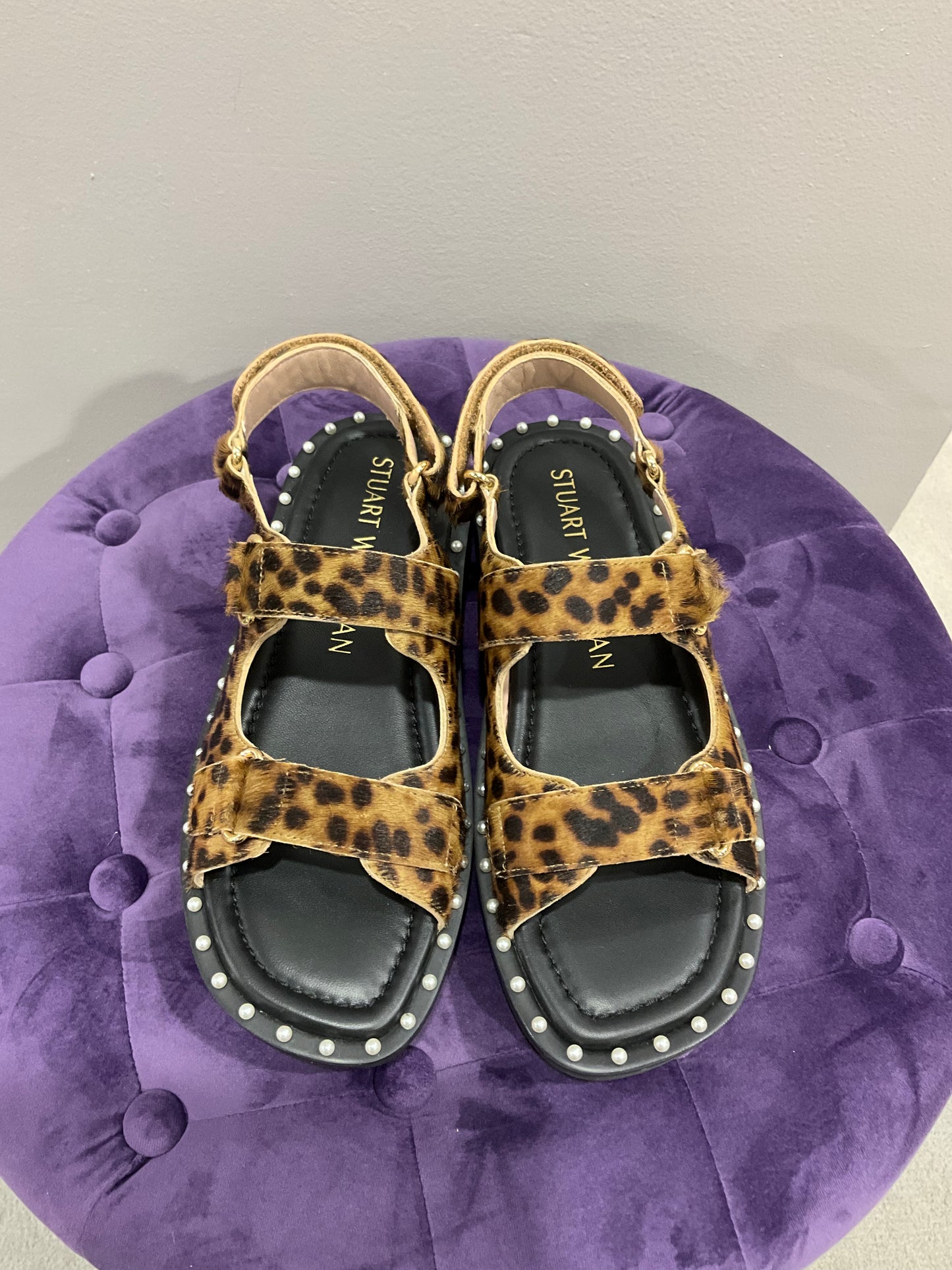 ZOE CALF HAIR SANDAL