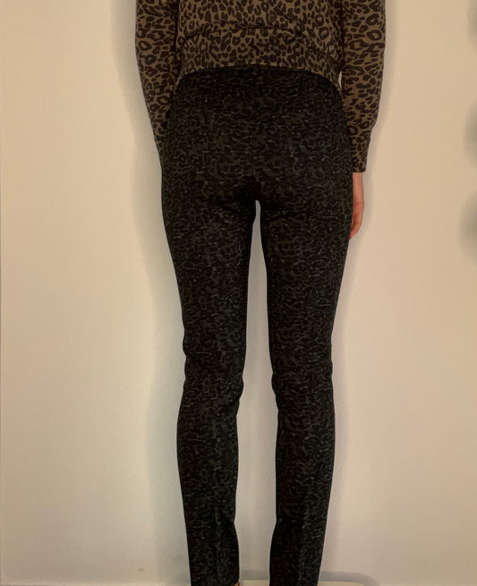 ANIMAL PRINT PONTE PANT