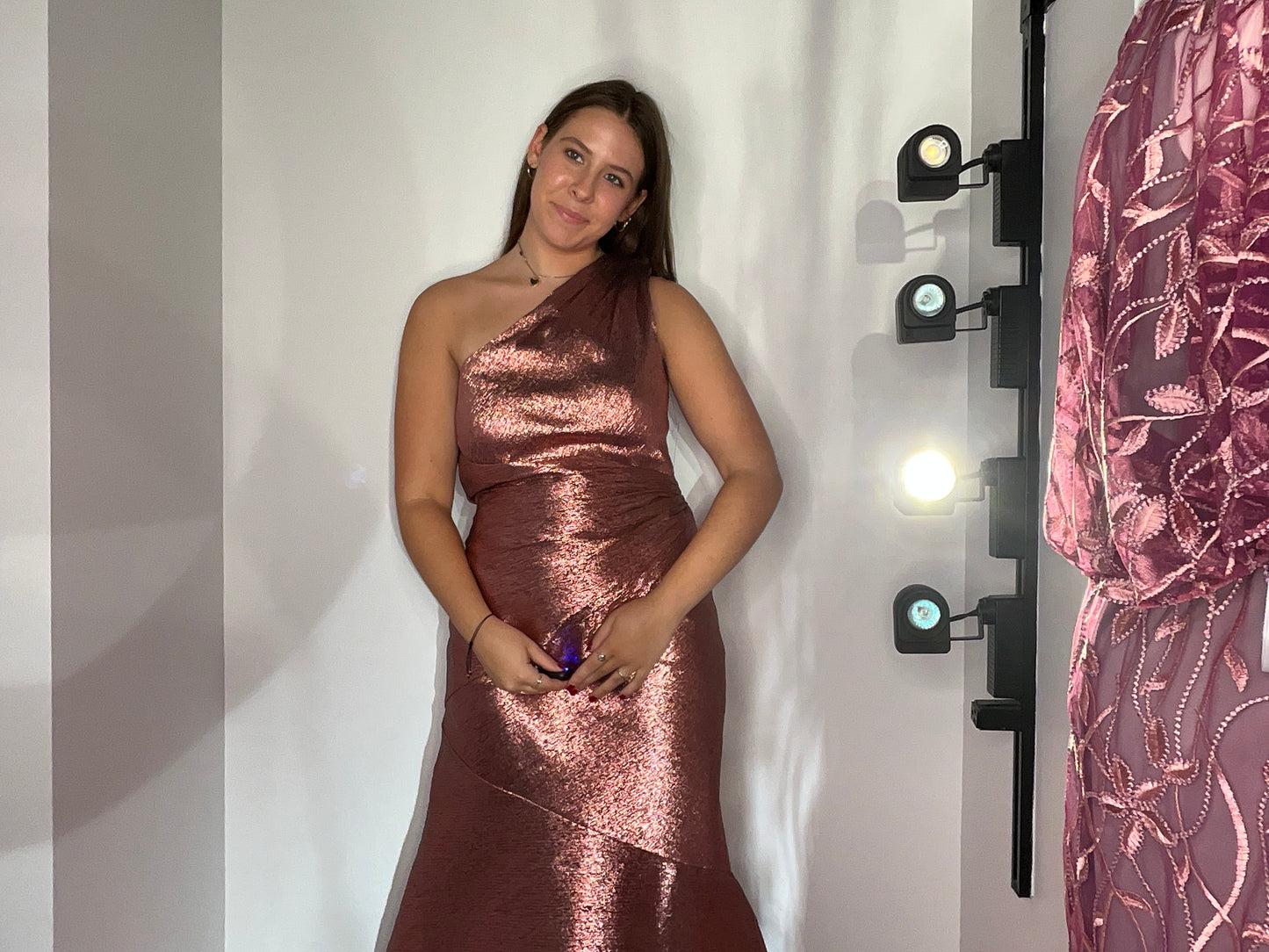 PERISIMMON METALLIC GOWN