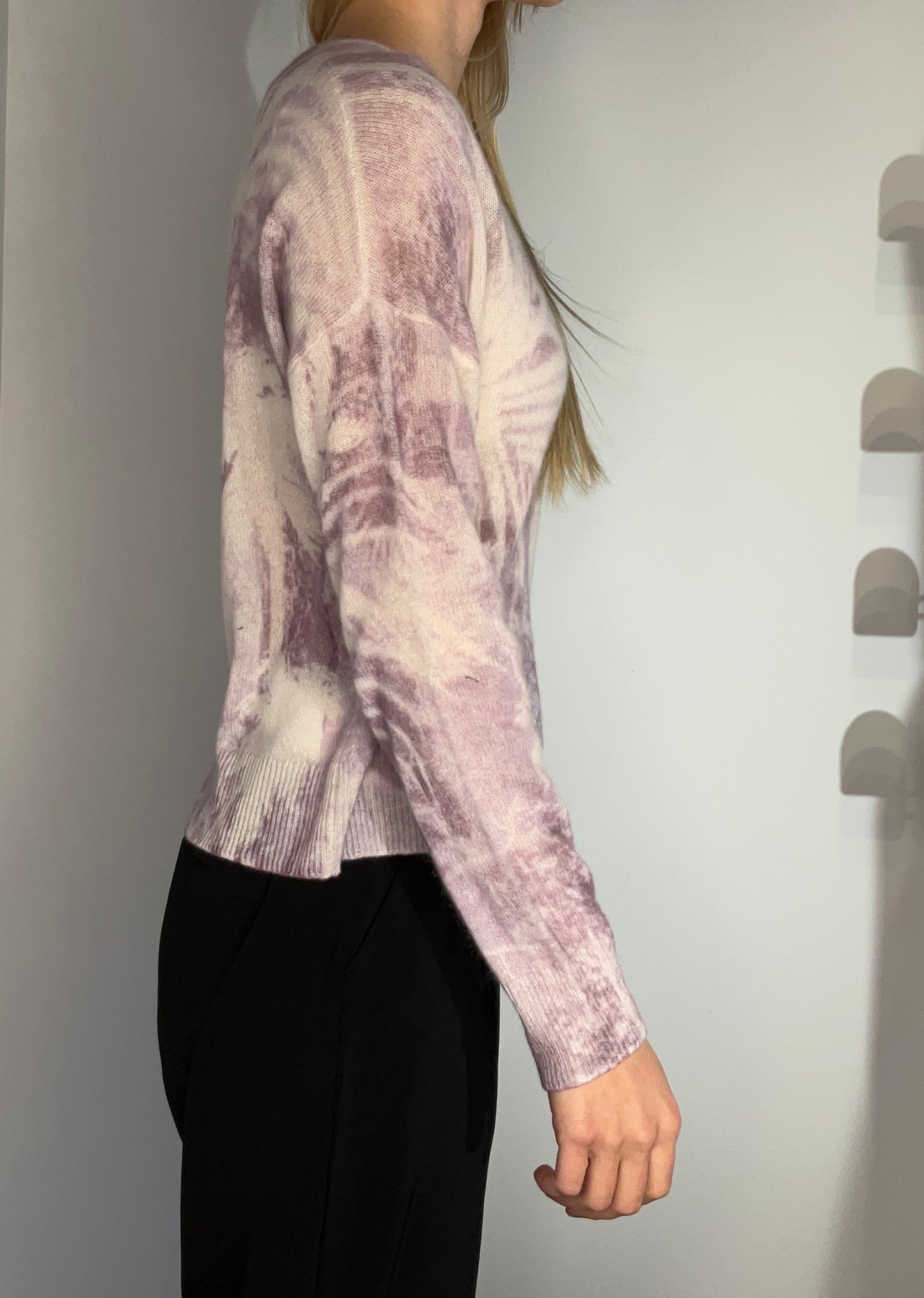 PURPLE DREAMS CASHMERE SWEATER