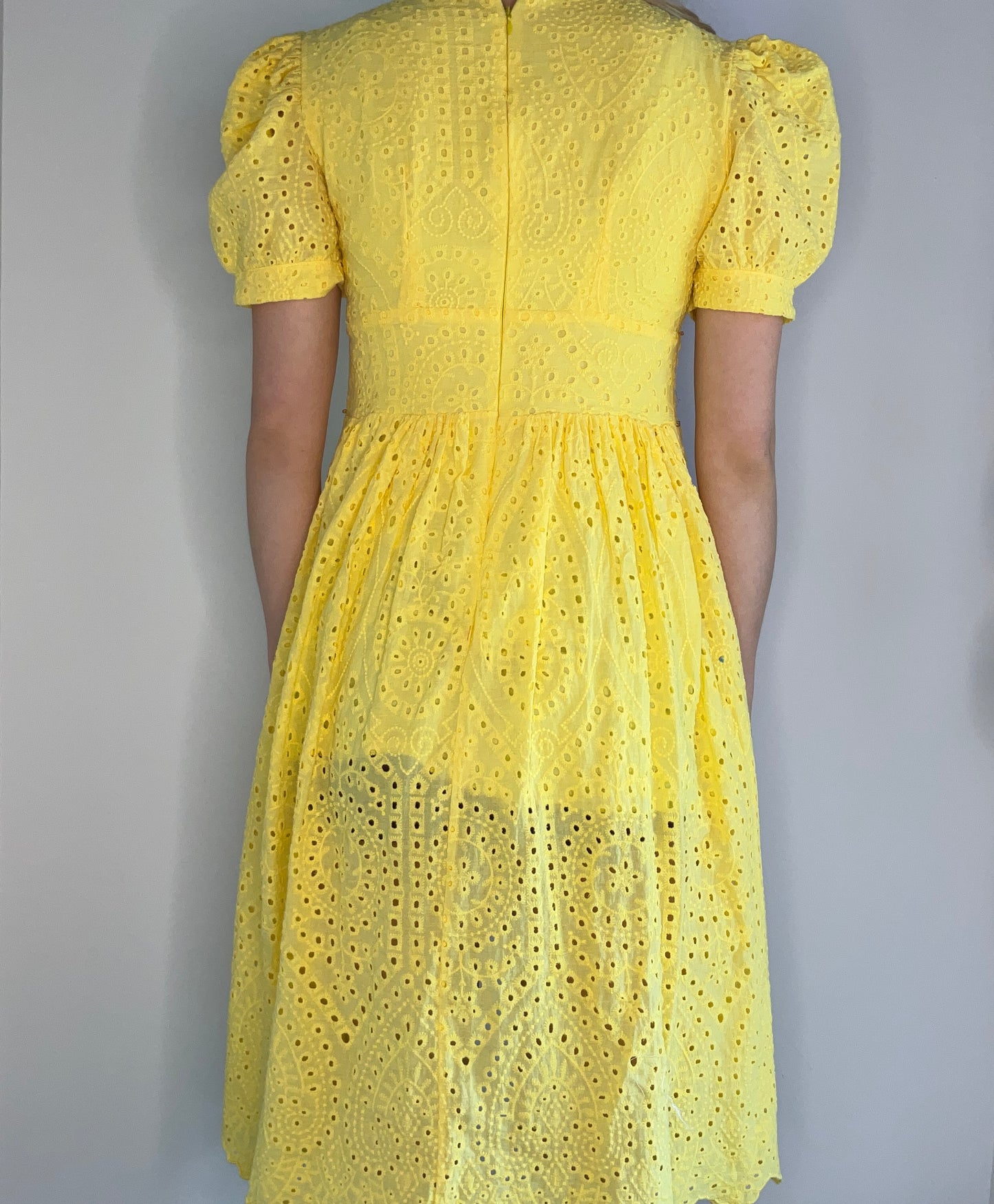 CRYSTAL EYELETE SUNDRESS