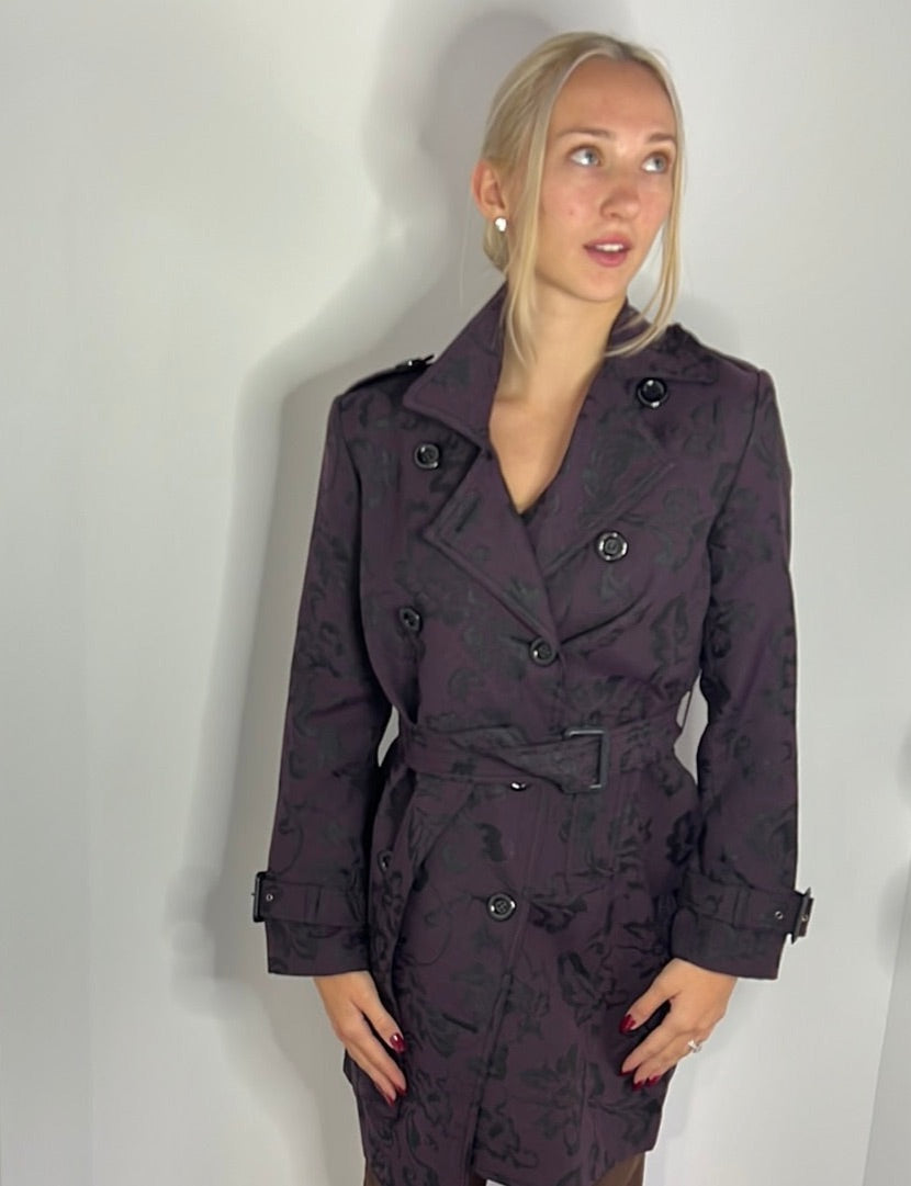 BROCADE TRENCHCOAT