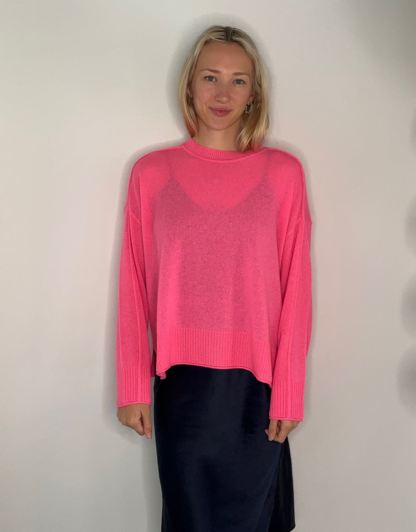 100% CASHMERE SEASHORE SWEATER