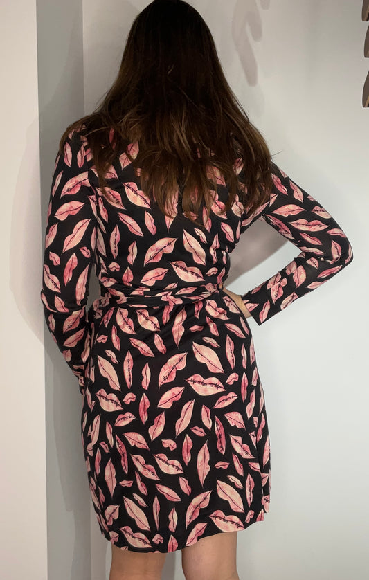 JEANNE TWO LIPS WRAP DRESS