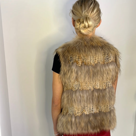 RACCOON FUR VEST