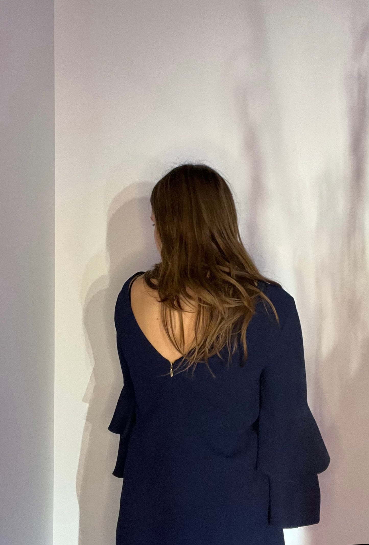 RUFFLE SLEEVE TRINA TURK DRESS