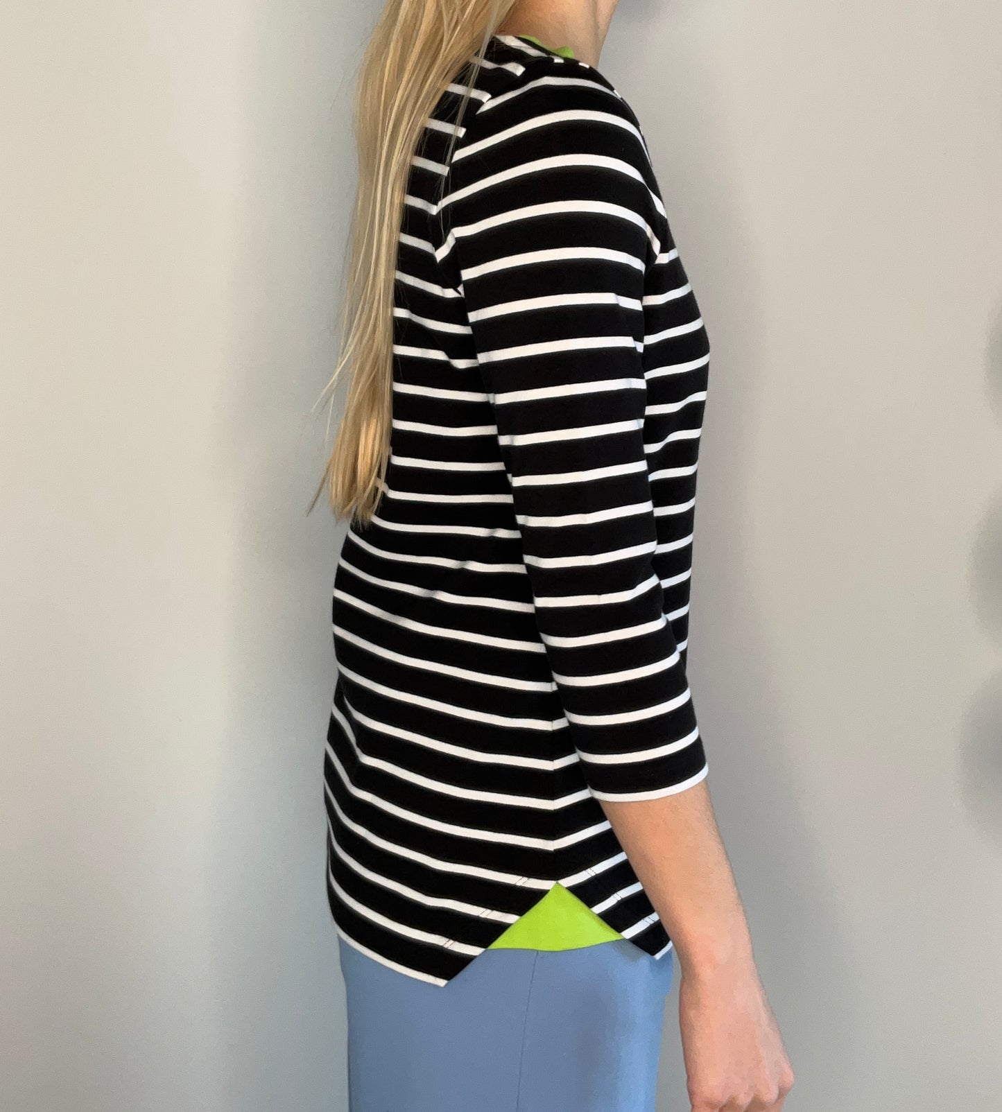 BEATEAU NECK TUNIC TOP