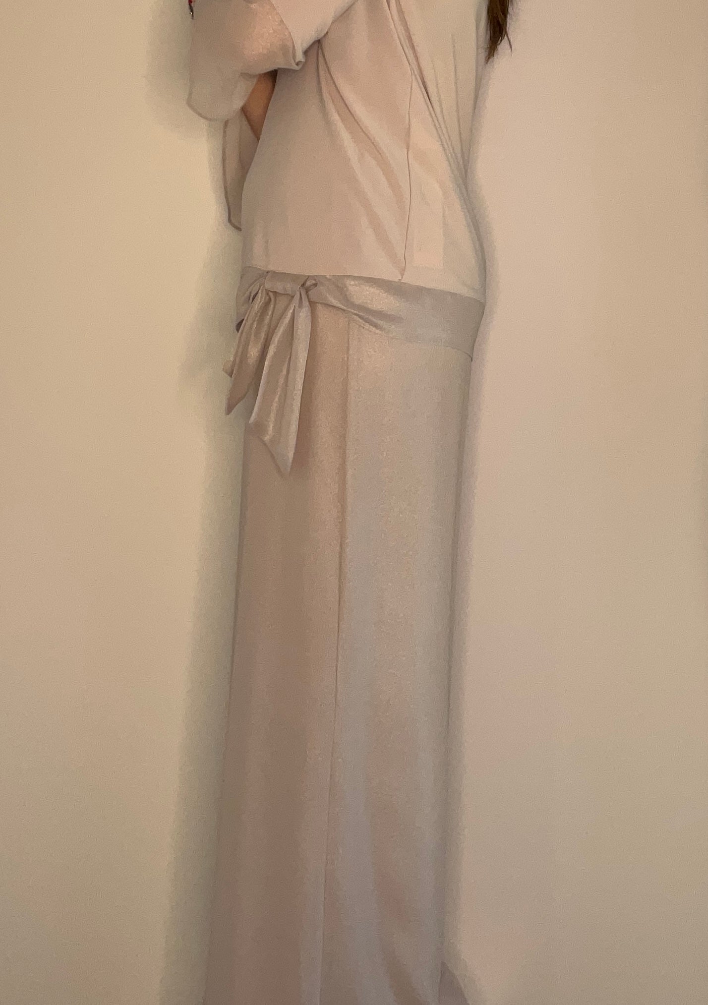 MOTHER OF PEARL PALAZZO PANT