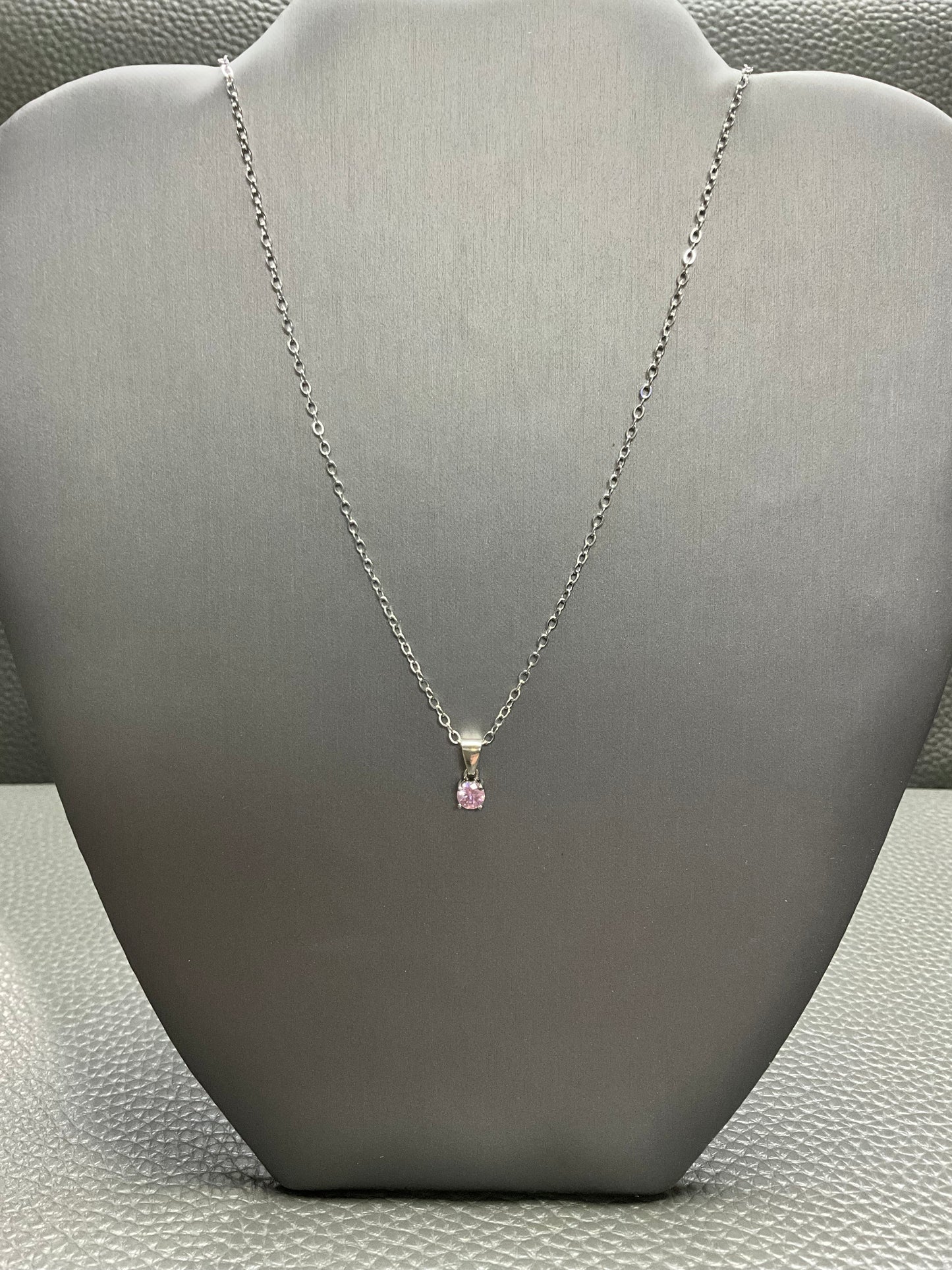STERLING SILVER SWAROVSKI NECKLACE