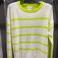 STRIPED CASHMERE GREEN