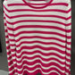 PINK STRIPED OMBRE SWEATER