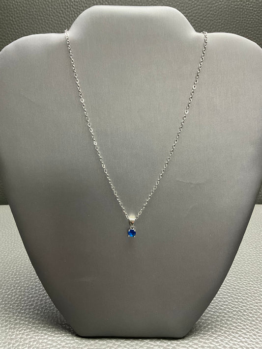 STERLING SILVER SWAROVSKI NECKLACE