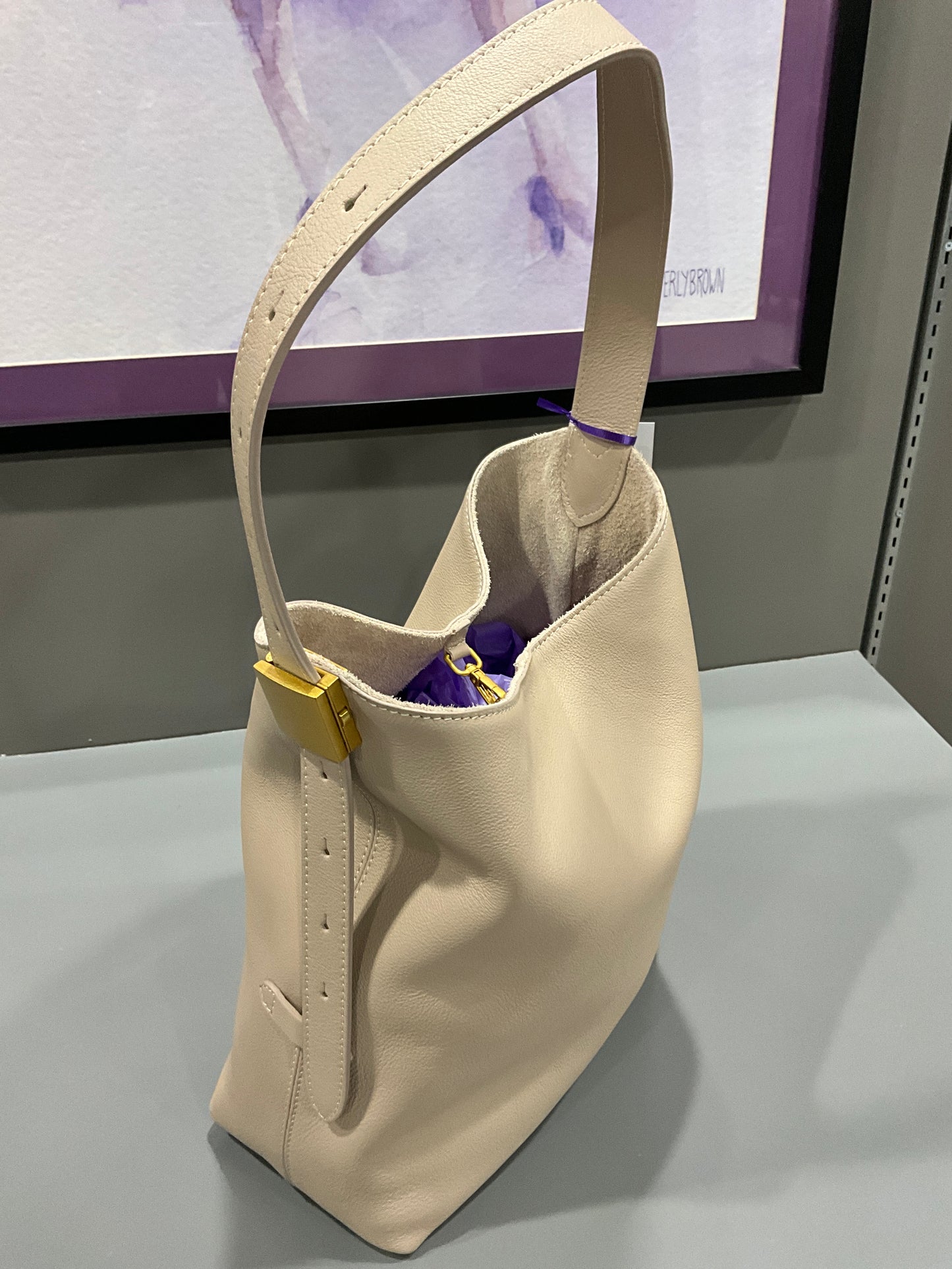 CREME BRULEE ITALIAN BAG