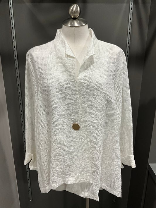 BURNOUT ARTSY WHITE JACKET