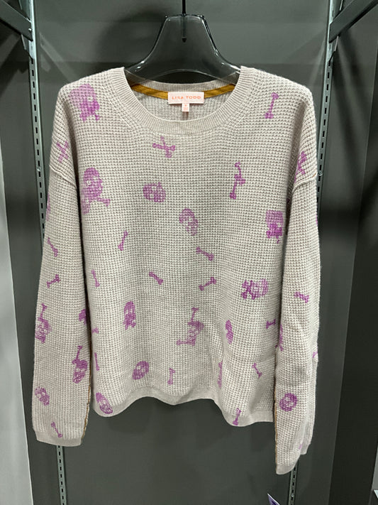 SKULL AND BONES CASHMERE SWEATER