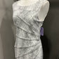 CINCHED SNAKESKIN DRESS