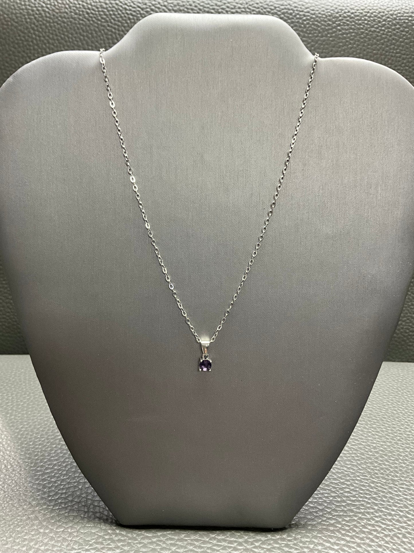 STERLING SILVER SWAROVSKI NECKLACE