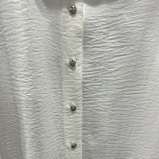 CRINKLE SOFT WHITE BLOUSE