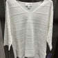 TEXTURED VNECK SWEATER