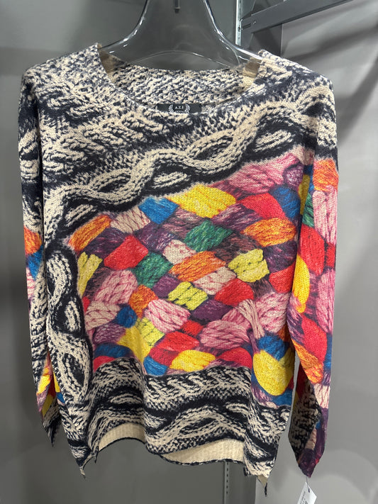 CABLE TWIST SWEATER