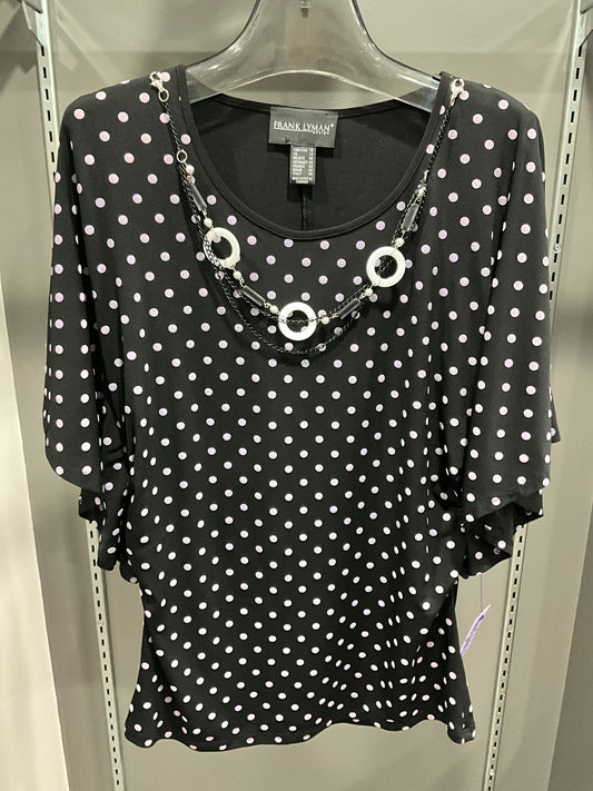 POLKA DOT NECKLACE TOP