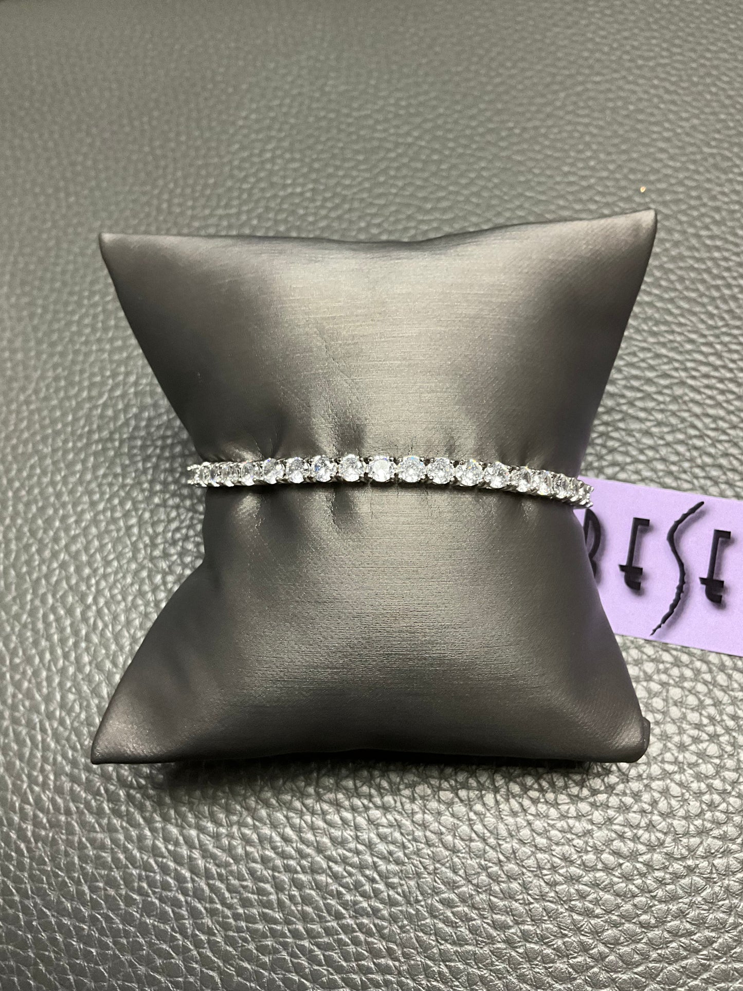 CUBIC ZIRCONIA TENNIS BRACELET