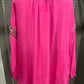 BLUSHING SILK TUNIC TOP