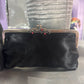 SILK AND STERLING SILVER CLUTCH