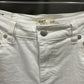 WHITE CROPPED JEANS