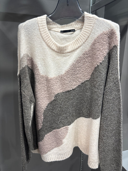 TEXTURED NEUTRAL SWEATER