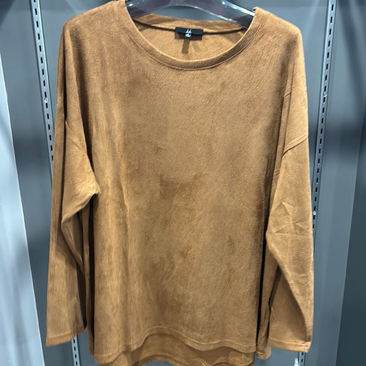 MICROSUEDE SOFT BRONZE TOP