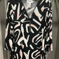 CRYSTAL ZIPPER ABSTRACT TOP