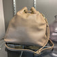 SUEDE AND LEATHER FRINGE HANDBAG
