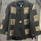 METALLIC PATCH JACKET