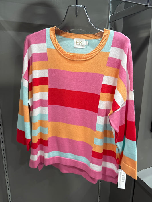 COLORBLOCK SUNSET SWEATER