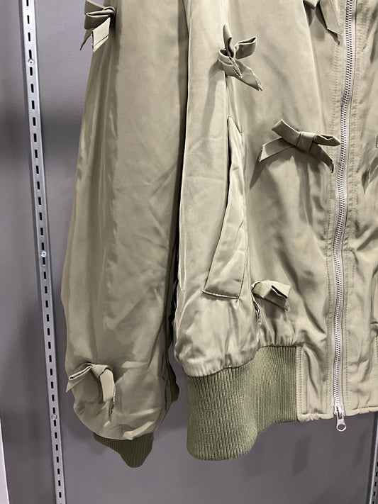 OLIVE BOW JACKET
