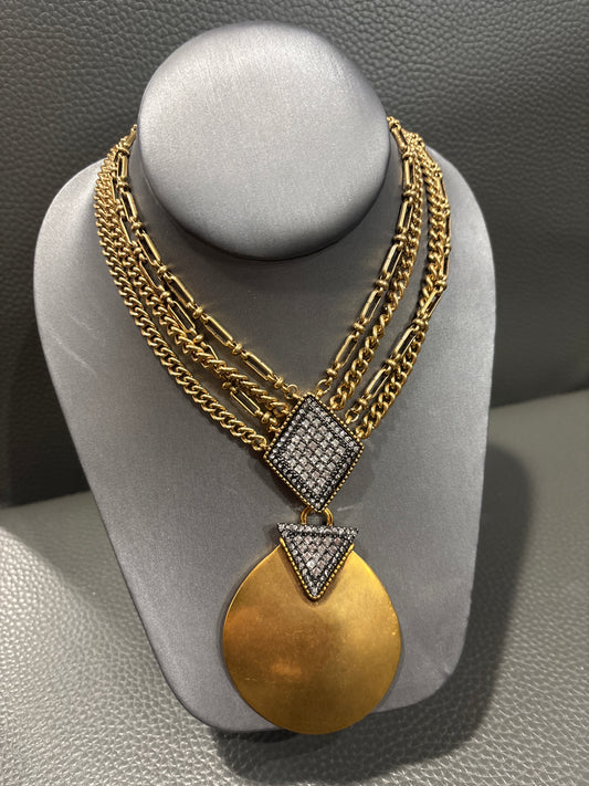 BOHO SWAROVSKI NECKLACE