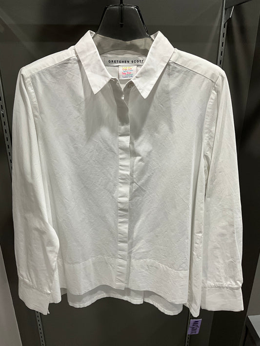 BOXY WHITE MODERN BLOUSE