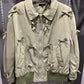 OLIVE BOW JACKET