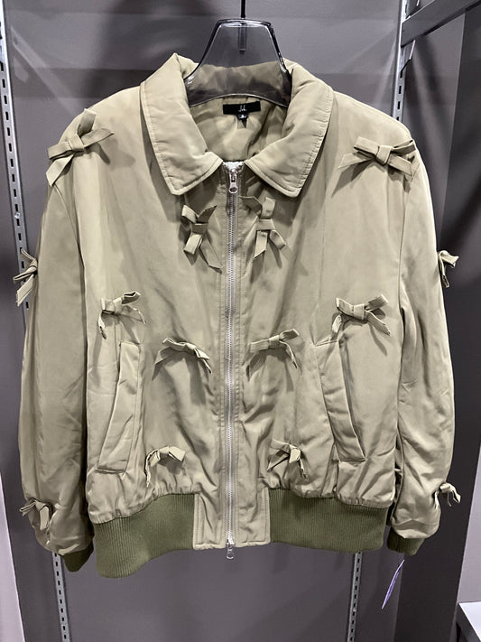 OLIVE BOW JACKET